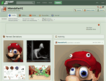 Tablet Screenshot of nitendofan92.deviantart.com