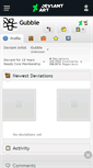 Mobile Screenshot of gubble.deviantart.com