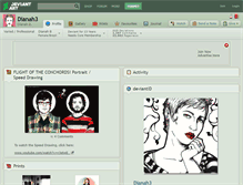 Tablet Screenshot of dianah3.deviantart.com