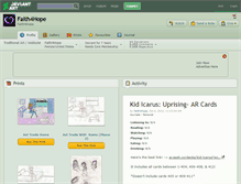 Tablet Screenshot of faith4hope.deviantart.com