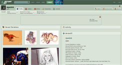 Desktop Screenshot of apesink.deviantart.com