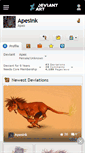 Mobile Screenshot of apesink.deviantart.com