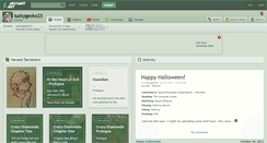 Desktop Screenshot of luckygecko23.deviantart.com