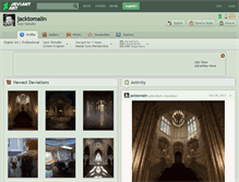 Tablet Screenshot of jacktomalin.deviantart.com