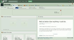 Desktop Screenshot of hakumiogin.deviantart.com