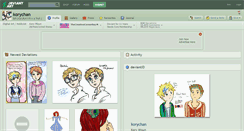 Desktop Screenshot of korychan.deviantart.com