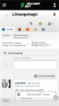 Mobile Screenshot of lilmangomagic.deviantart.com
