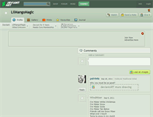Tablet Screenshot of lilmangomagic.deviantart.com