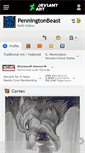 Mobile Screenshot of penningtonbeast.deviantart.com