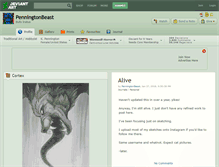 Tablet Screenshot of penningtonbeast.deviantart.com