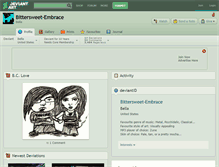 Tablet Screenshot of bittersweet-embrace.deviantart.com