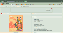 Desktop Screenshot of dark-hybrid.deviantart.com