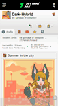 Mobile Screenshot of dark-hybrid.deviantart.com