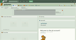 Desktop Screenshot of garfield4plz.deviantart.com