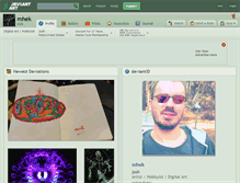 Tablet Screenshot of mhek.deviantart.com