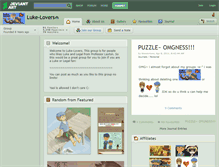 Tablet Screenshot of luke-lovers.deviantart.com