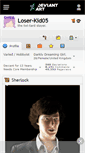 Mobile Screenshot of loser-kid05.deviantart.com