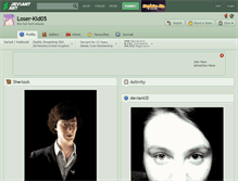 Tablet Screenshot of loser-kid05.deviantart.com
