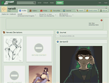 Tablet Screenshot of narodii.deviantart.com