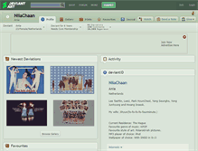 Tablet Screenshot of niiachaan.deviantart.com