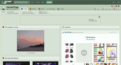 Desktop Screenshot of garnetwings.deviantart.com
