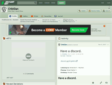 Tablet Screenshot of chibidan.deviantart.com