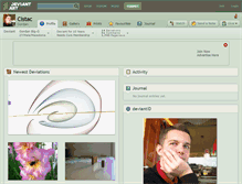 Tablet Screenshot of cistac.deviantart.com
