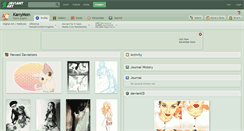 Desktop Screenshot of kanymon.deviantart.com