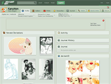 Tablet Screenshot of kanymon.deviantart.com