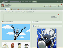 Tablet Screenshot of cado-mucro.deviantart.com
