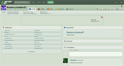 Desktop Screenshot of blueberrygoddess87.deviantart.com