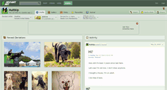 Desktop Screenshot of muttkip.deviantart.com