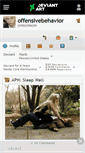Mobile Screenshot of offensivebehavior.deviantart.com