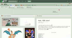 Desktop Screenshot of defno.deviantart.com