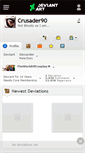 Mobile Screenshot of crusader90.deviantart.com