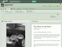 Tablet Screenshot of medeasmyke.deviantart.com