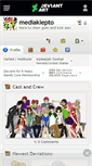 Mobile Screenshot of mediaklepto.deviantart.com