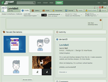 Tablet Screenshot of lewisbell.deviantart.com