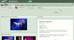 Desktop Screenshot of dedliz.deviantart.com