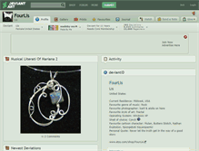 Tablet Screenshot of fourlis.deviantart.com