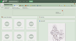 Desktop Screenshot of implants-lover.deviantart.com