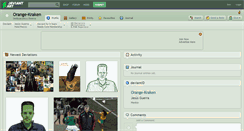 Desktop Screenshot of orange-kraken.deviantart.com