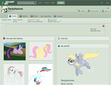 Tablet Screenshot of derpyhooves.deviantart.com