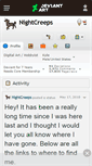 Mobile Screenshot of nightcreeps.deviantart.com
