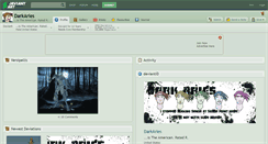 Desktop Screenshot of darkaries.deviantart.com
