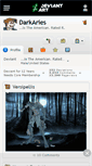 Mobile Screenshot of darkaries.deviantart.com
