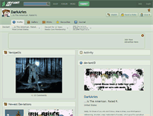 Tablet Screenshot of darkaries.deviantart.com