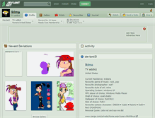 Tablet Screenshot of ikima.deviantart.com
