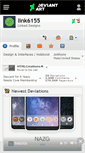 Mobile Screenshot of link6155.deviantart.com