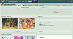 Desktop Screenshot of mileyraycyrussupport.deviantart.com